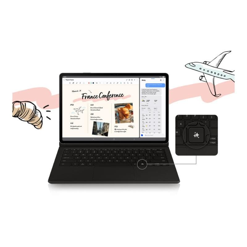 SAMSUNG Galaxy Tab S10 FE+ Blau 33,3cm (13,1″) Exynos 1580 8GB 128GB Android Tablets