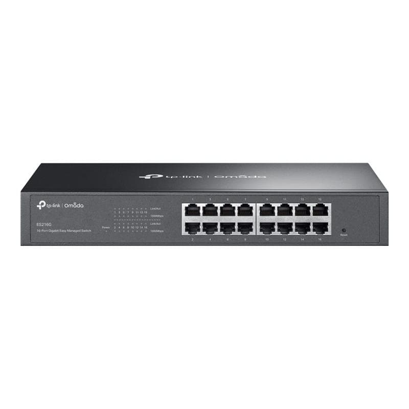 TP-LINK Omada 16-Port Gigabit Easy Managed SwitchPORT: 16× Gigabit RJ45 PortsSPEC: 1U 13-inch Rack-m