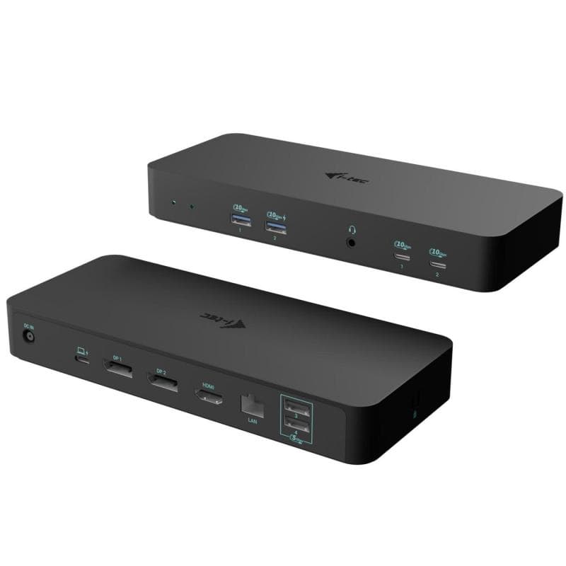 I-TEC USB-C Intelligent Triple Display Docking Station 1xHDMI 2xDP 1xGLAN 2xUSB-C Gen2 2xUSB-A Gen2