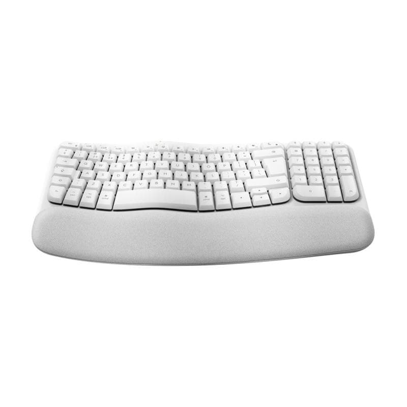 LOGITECH Wave Keys Wireless Ergonomic Keyboard - OFFWHITE - CENTRAL-419 (FR)