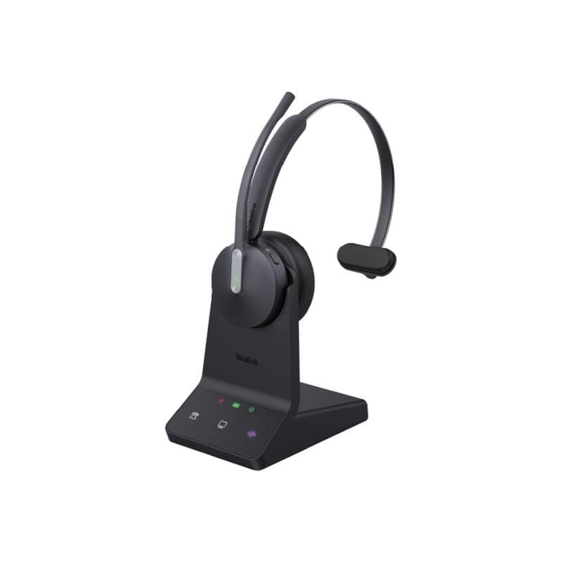YEALINK WH64 Mono UC (schwarz, DECT, Bluetooth, Ladestation, USB)