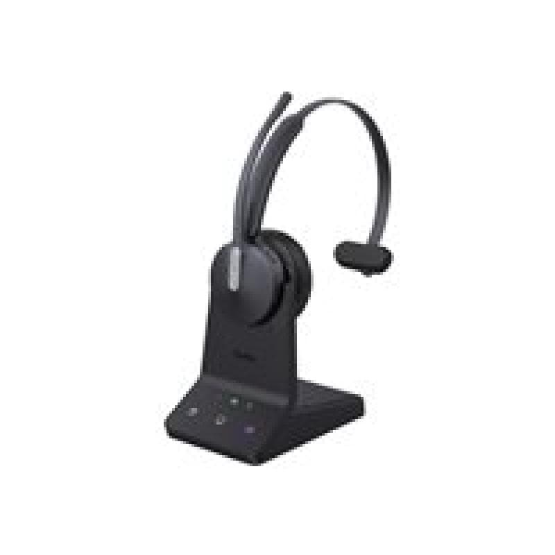 YEALINK WH64 Mono Teams (schwarz, DECT, Bluetooth, Ladestation, USB)