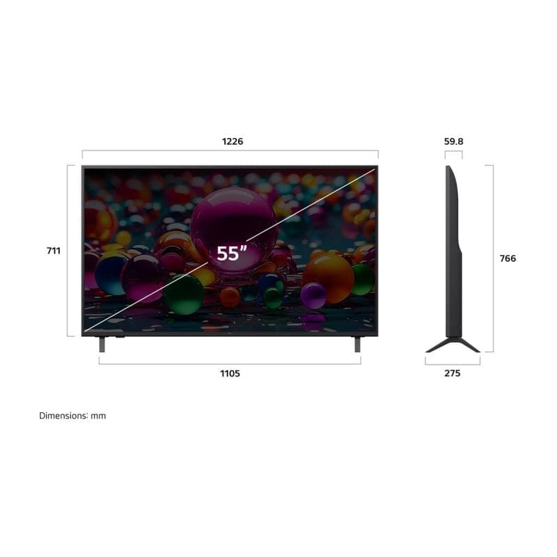 LG 55UA75006LA 139cm (55″)