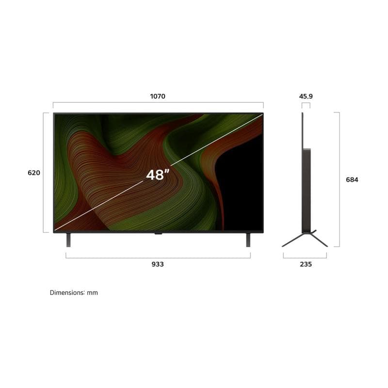 LG OLED48B59LA 121cm (48″)