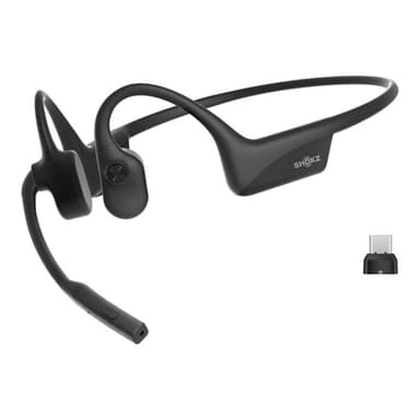 SHOKZ OpenComm2 2025 UC Knochenschall-Headset schwarz inkl. USB-C Dongle