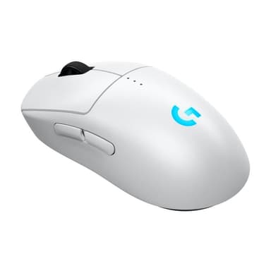 LOGITECH PRO 2 LIGHTSPEED Weiß Gaming-Maus, Rechts- und Linkshändig, LIGHTSYNC RGB