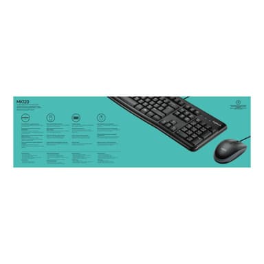 LOGITECH MK120 Desktop Keyboard+Mouse