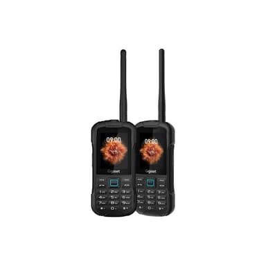 GIGASET GLX 8 Active Duo schwarz - Mobiltelefon - 2.500 mAh