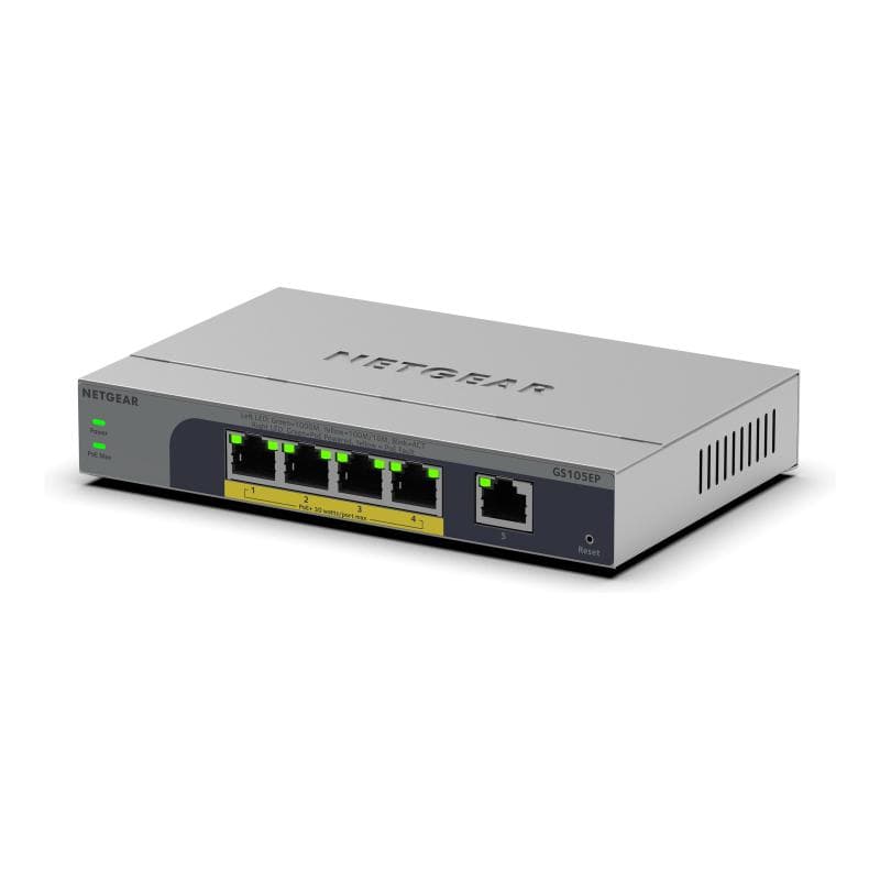 NETGEAR 5PT GB PLUS Switch W/ POE+ GS105EP