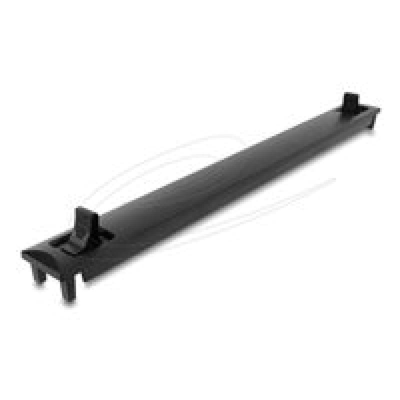 DELOCK 48,26cm 19Zoll 1 HE Blindpanel ABS Kunststoff mit Einrastfunktion Snap-In schwarz