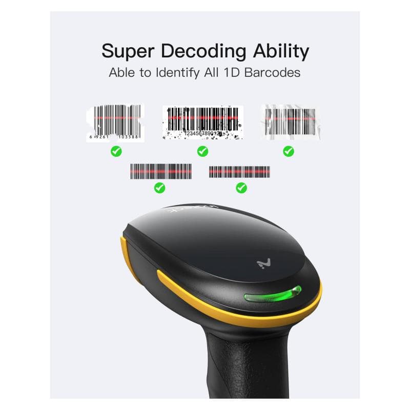 INATECK Barcodescanner 21 AI black [BCST-21-AI_Black]