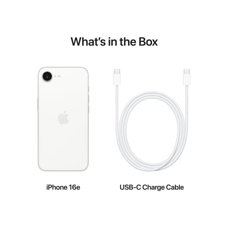APPLE iPhone 16E 128GB white