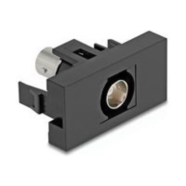 DELOCK Easy 45modul BNC Buchse zu BNC Buchse schwarz