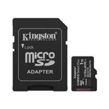 KINGSTON Canvas Select Plus Gen3 150MB/s A1 Card + Adapter 1TB