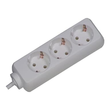BACHMANN SELLY Steckdosenleiste 3x Schutzkontakt weiss 1,5m