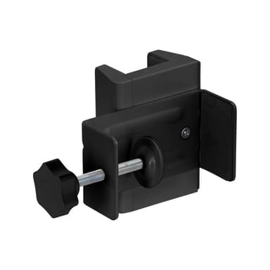 INLINE Tischbein-Klemme für Steckdosenleiste - Schraubklemme - schwarz