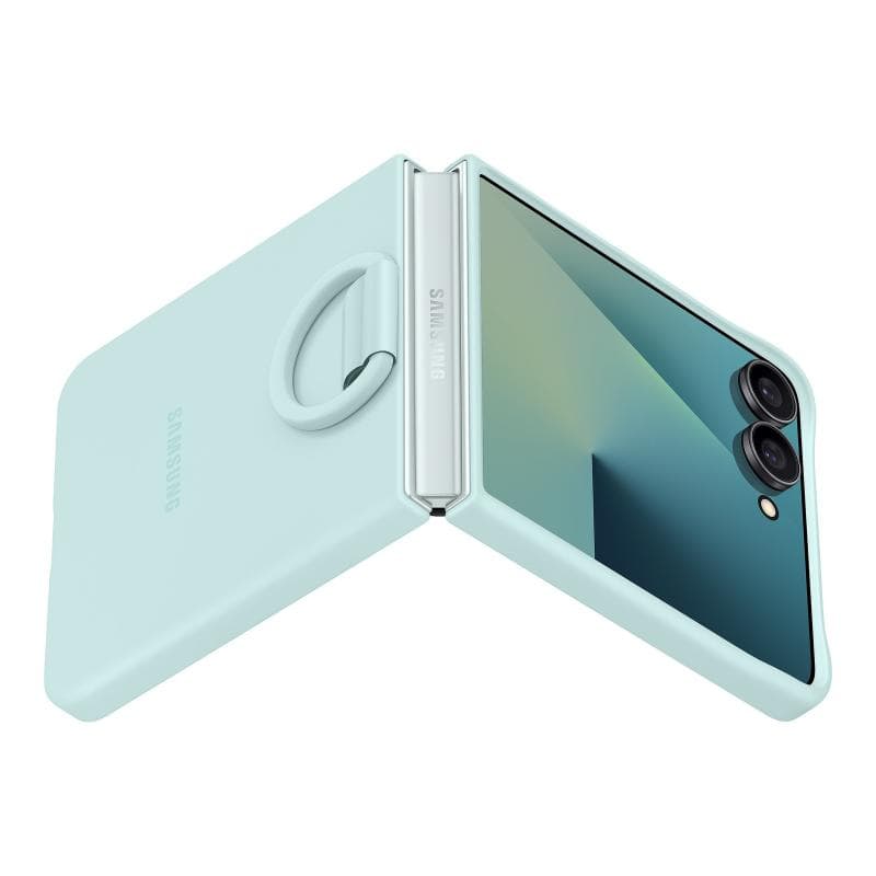 SAMSUNG Ring Case (Silicone) fr Galaxy Flip7 Light Cyan