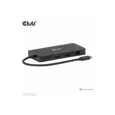 CLUB3D USB-C 9in1-HUB >2xHDMI/2xUSB/USB-C/LAN