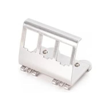 DIGITUS Hutschienenadapter für 3x Keystone Module