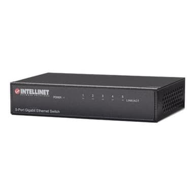 INTELLINET Gigabit Ethernet DestopSwitch 5 Port