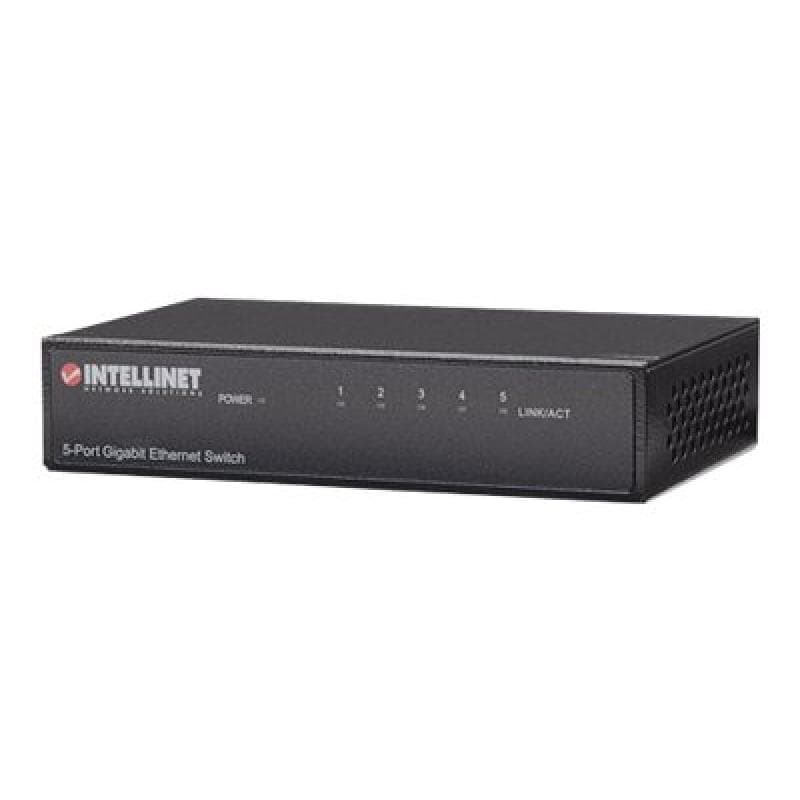 INTELLINET Gigabit Ethernet DestopSwitch 5 Port