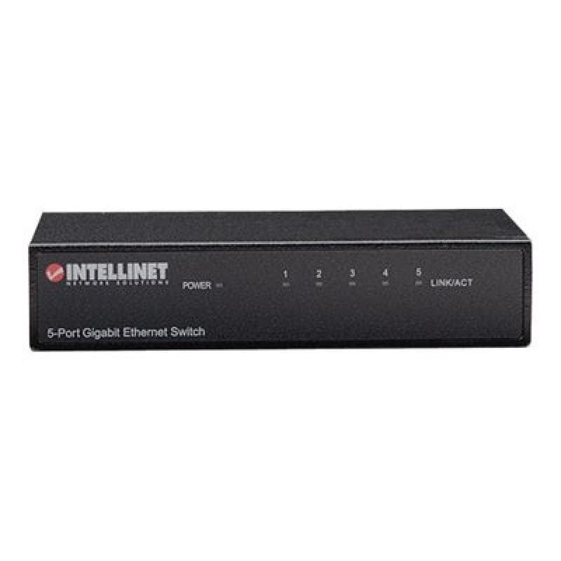 INTELLINET Gigabit Ethernet DestopSwitch 5 Port