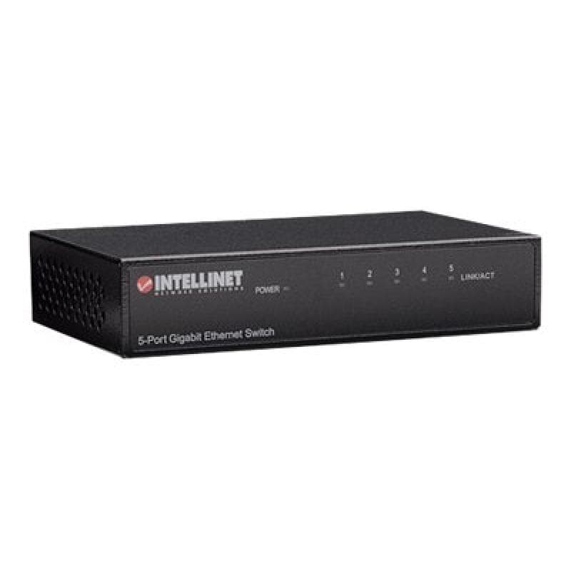INTELLINET Gigabit Ethernet DestopSwitch 5 Port