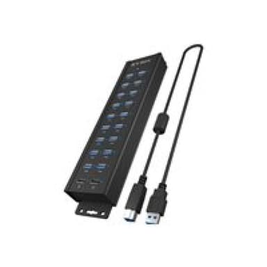 RAIDSONIC 18+2 port USB Hub ICY BOX , 18x USB-A Daten Port