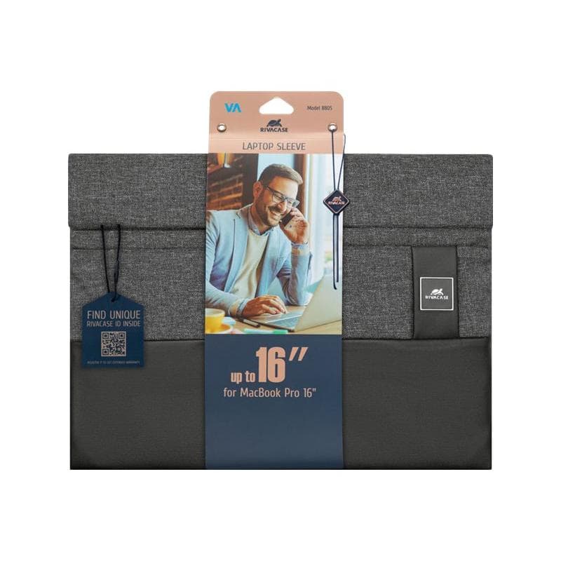RIVACASE NB Sleeve Lantau 15,6″ schwarz 8805