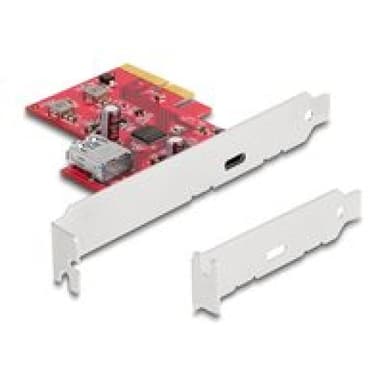 DELOCK PCI Express x4 Karte zu 1 x extern USB 10 Gbps USB TC