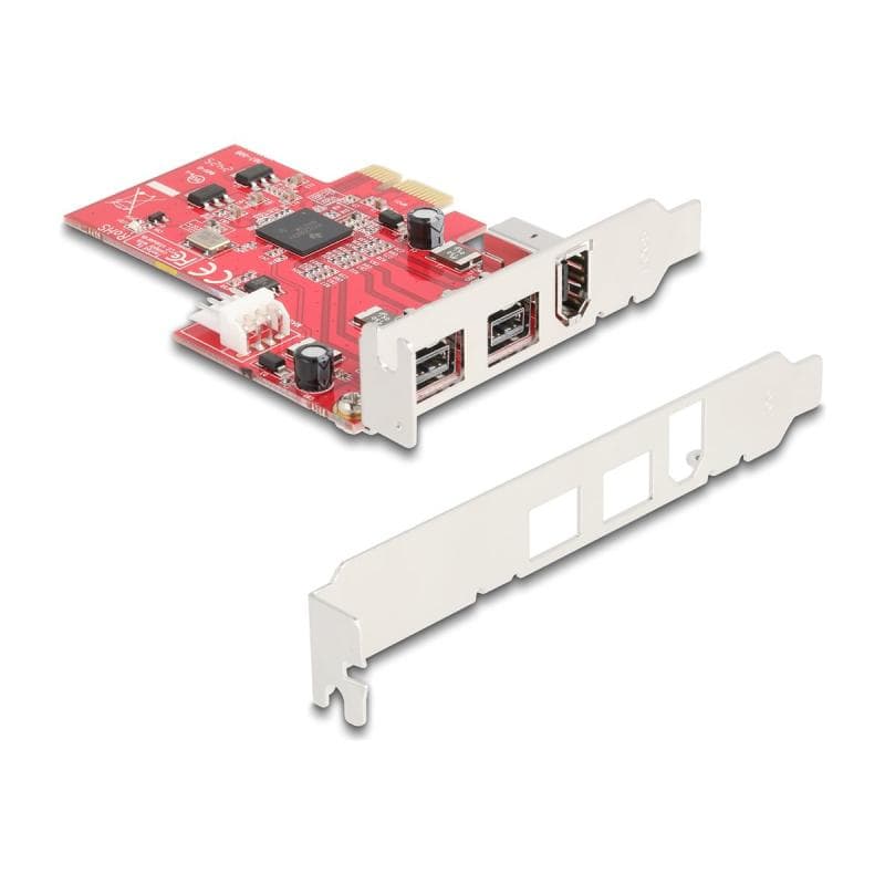 DELOCK PCI Express x1 Karte zu 2 x extern FireWire B