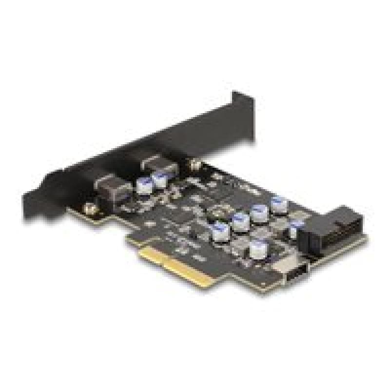 DELOCK PCI Express x4 Karte zu 2 x extern USB Type-C