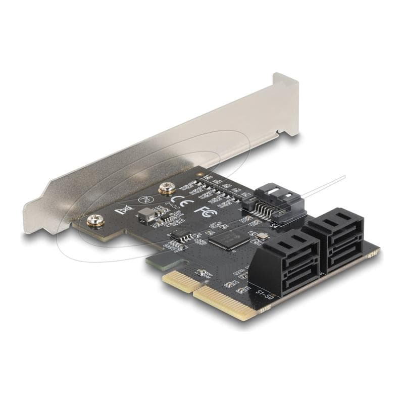 DELOCK PCI Express x4 Karte zu 5 Port SATA Kontroller - Low