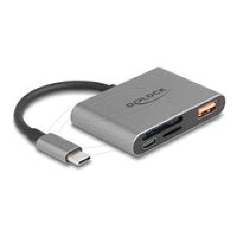 DELOCK USB-C Card Reader für SD und Micro SD Speicherkarten