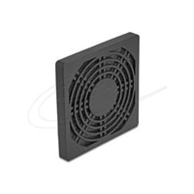 DELOCK Luftergitter mit Staubfilter 92 x 92mm schwarz