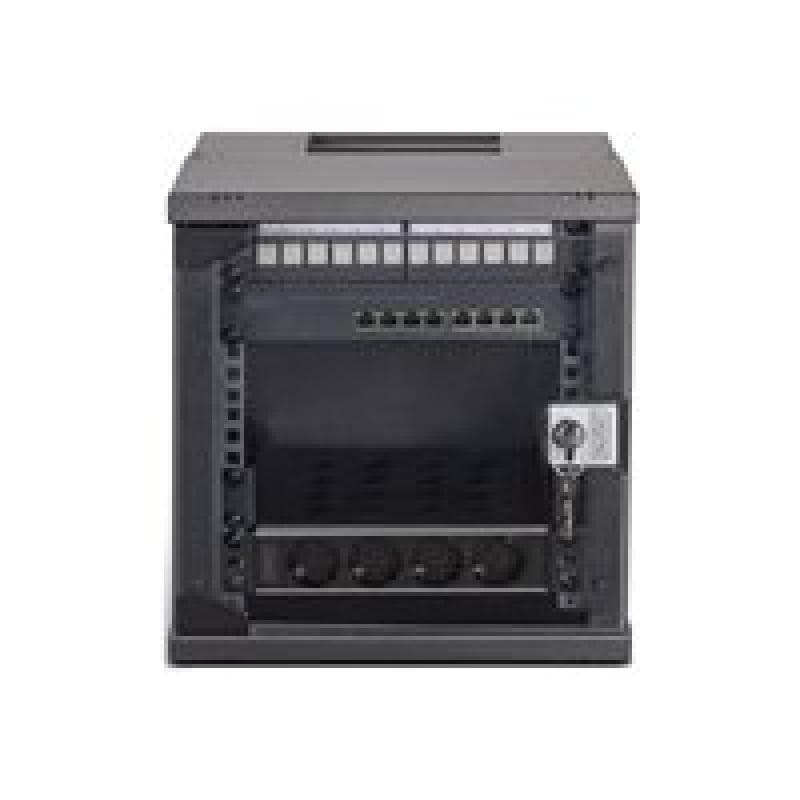 DIGITUS Netzwerk-Set 254 mm (10″) - 6HE, 315x300 mm (BxT) sw
