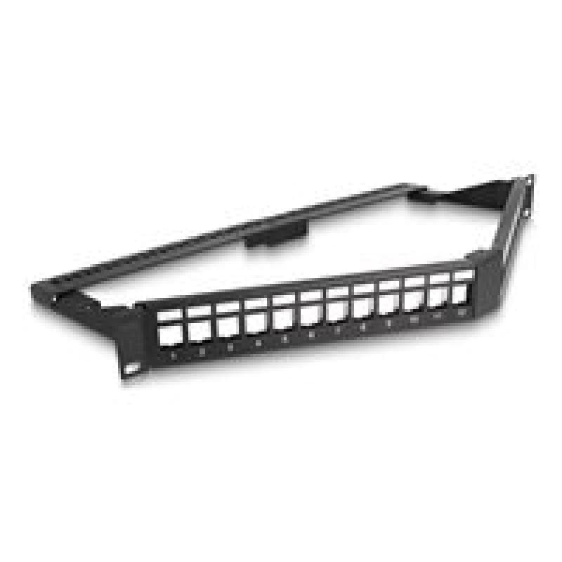 DELOCK 66976 - Rackeinbau - 1U - Schwarz - Metall - 240 mm - 483 mm