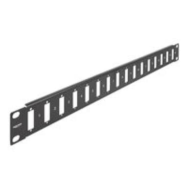DELOCK 66077 - Rackeinbau - 1U - Schwarz - Metall - 44 mm - 482 mm