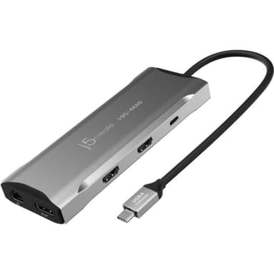 J5 CREATE JCD397-N 4K60 Elite USB-C® Multi-Monitor Mini Dock - Kabelgebunden - USB 3.2 Gen