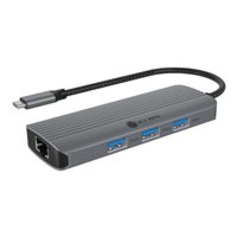 ICYBOX Dockingstation 6 in 1 1xHDMI 4K60Hz, 3x USB-A