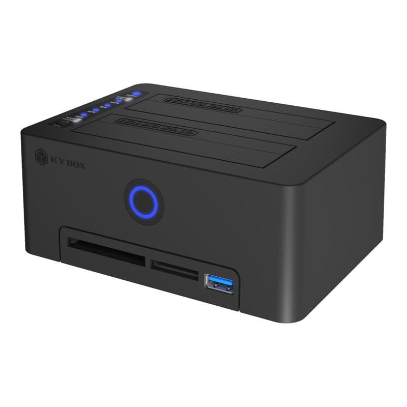 ICYBOX Docking- & Klonstation HDD mit Kartenleser