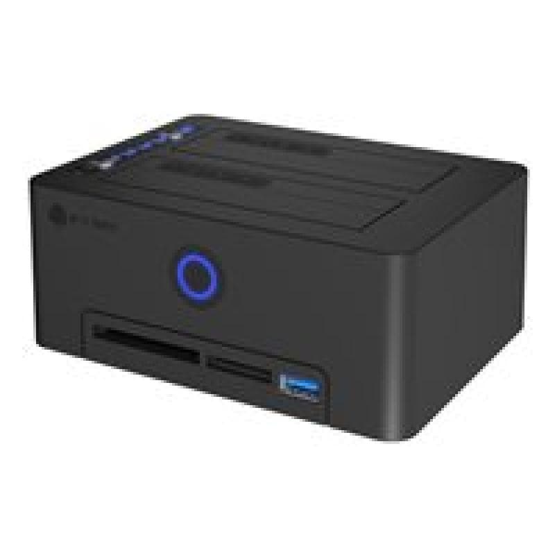ICYBOX Docking- & Klonstation HDD mit Kartenleser