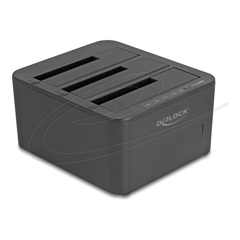 DELOCK USB Dockingstation für 3 x SATA HDD/SSD 1:2 Klon Fkt.