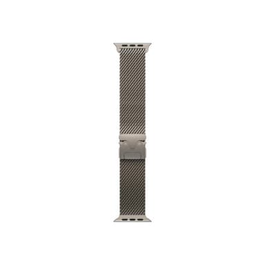 APPLE 49mm Natural Titanium Milanese Loop - Medium Telefonie