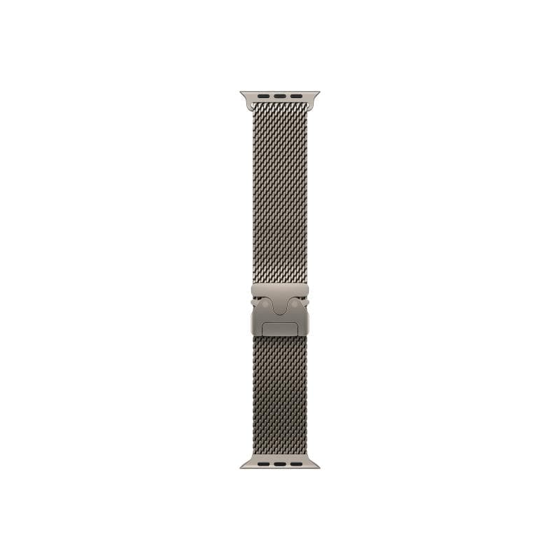 APPLE 49mm Natural Titanium Milanese Loop - Medium Telefonie