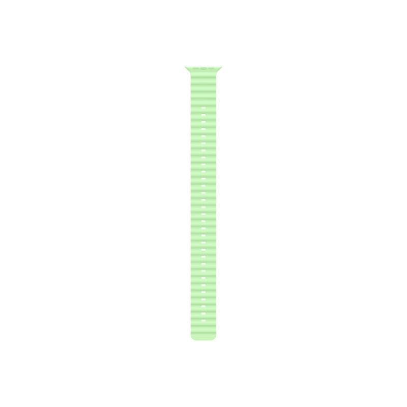 APPLE 49mm Neon Green Ocean Band Extension - Black Titanium Finish