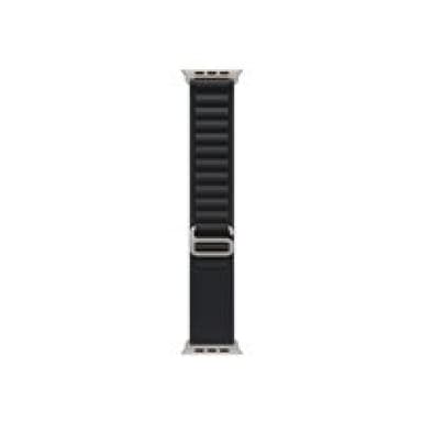 APPLE 49mm Black Alpine Loop - Small - Natural Titanium Finish