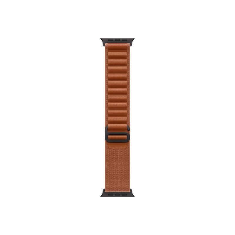 APPLE 49mm Terra Cotta Alpine Loop - Medium - Black Titanium Finish