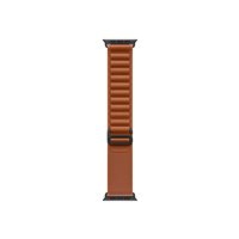 APPLE 49mm Terra Cotta Alpine Loop - Medium - Black Titanium Finish