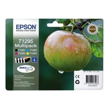 EPSON T1295 Multipack 4er Pack Schwarz, Gelb, Cyan, Magenta Tintenpatrone